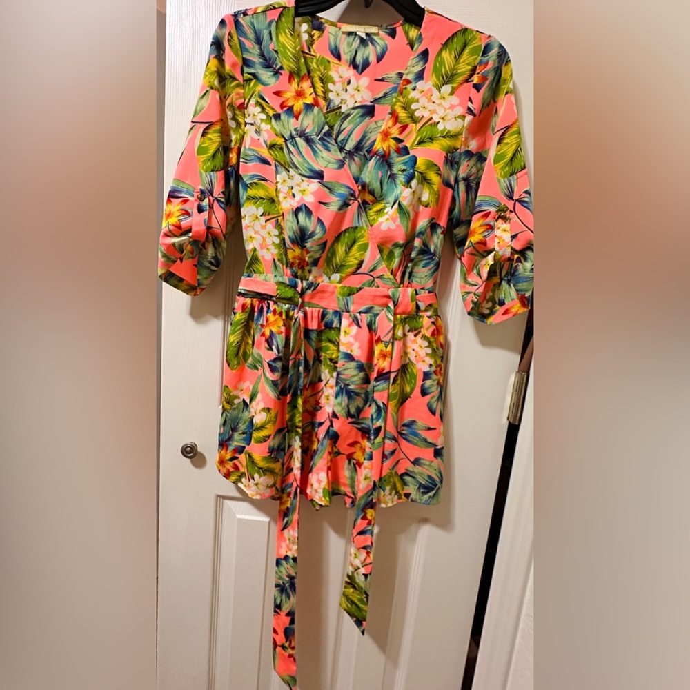 Giani Bini Romper - JLO Vibes - Neon Tropics